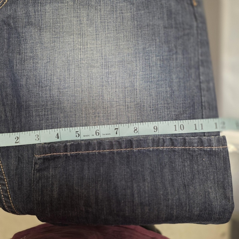 Levis 514 Jeans Mens 36x32 Blue Medium Wash Slim Straight Denim Classic Casual - Picture 9 of 10